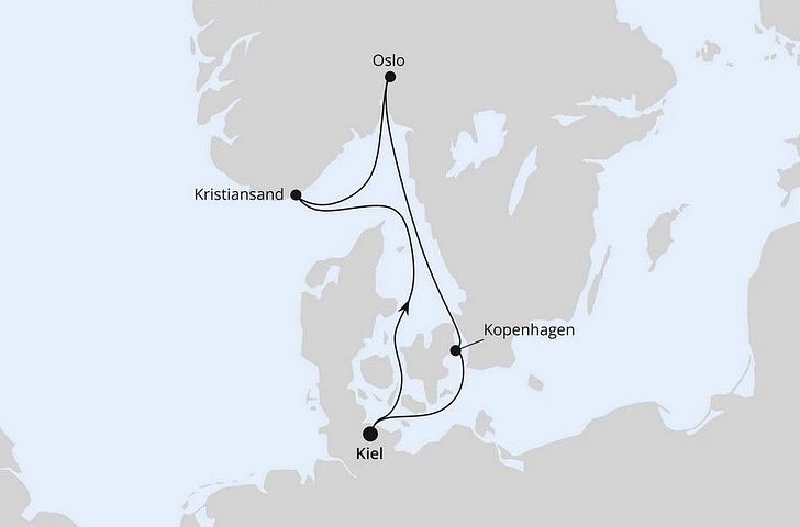 Impression zu AIDAbella Highlights 2025/26 - Südnorwegen & Skandinavien