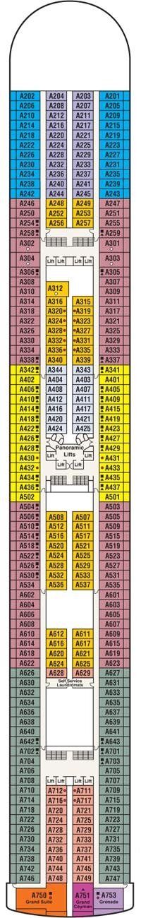 Caribbean Princess - Princess Cruises - Deck 12 (Aloha)
