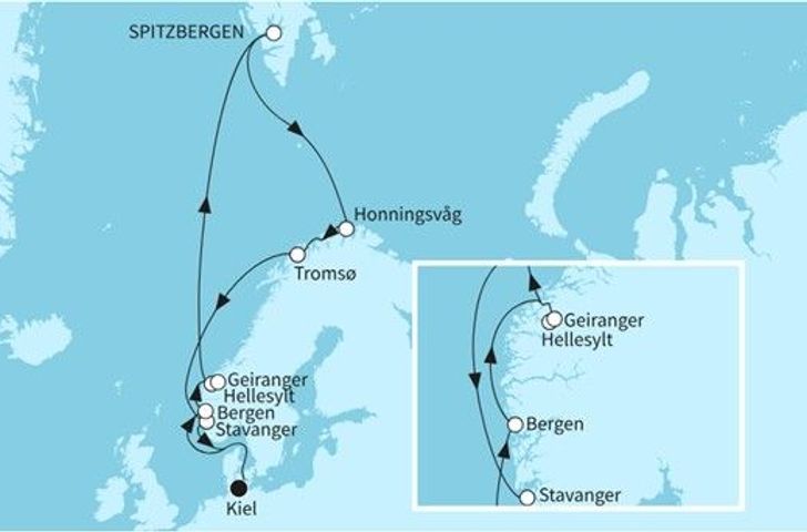 Impression zu Sommer 2026 - Mein Schiff 7 - Traumreise Norwegen bis zum Nordkap