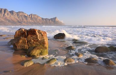 Blick auf die Küste Bapstadts