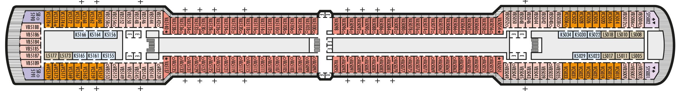 WESTERDAM - Ohne Reederei - VERANDA DECK | WESTERDAM