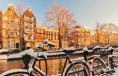Amsterdam im Winter