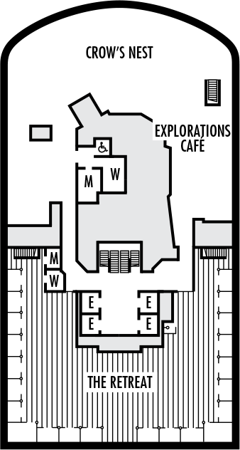 MS Koningsdam - Holland America Line - Deck 12 (Observation)