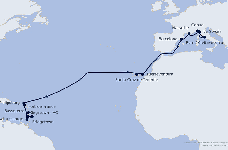 Impression zu MSC Upgrade Special - MSC World Europa - Mediterrane und karibische Entdeckungsreise