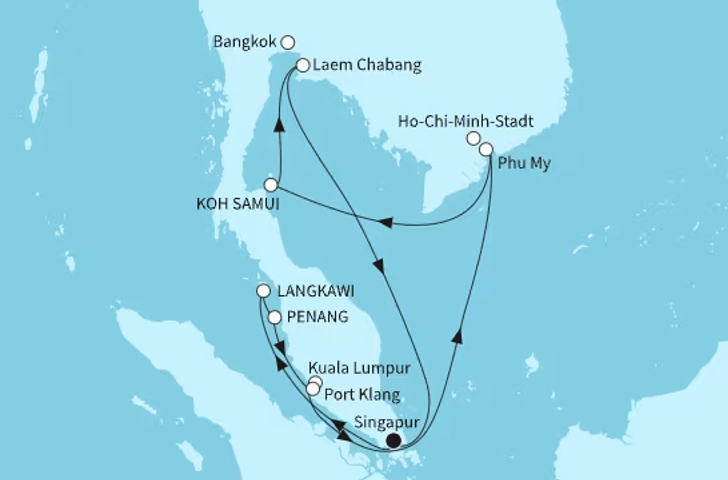 Impression zu Winter 2027/28 - Mein Schiff 6 - Festtage in Südostasien