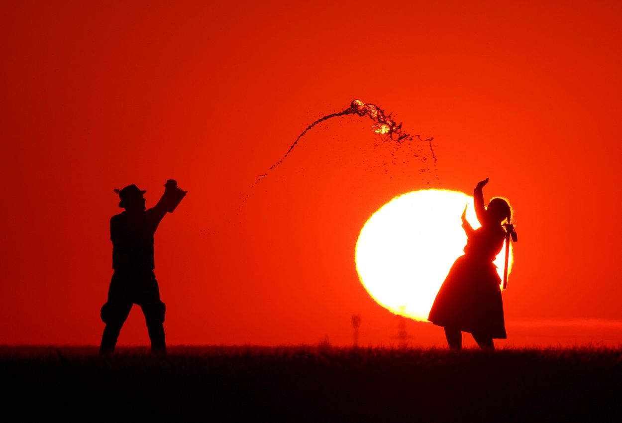 Ostergießen in Ungarn