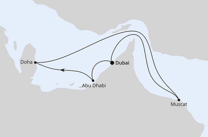 Impressionn zu AIDA Winter 2025/26 - AIDAprima - Orient mit Oman