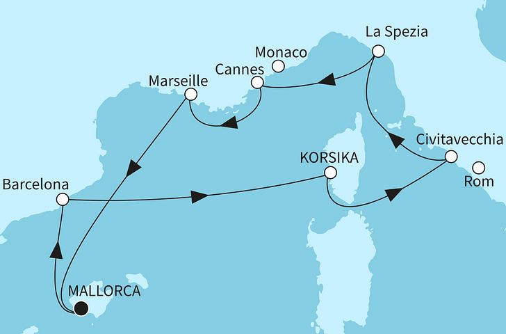 Impression zu Last Minute - Mein Schiff 1 - Höhepunkte des Westlichen Mittelmeers