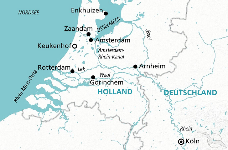 Impression zu Auszeit auf dem Rhein - MS Alena - Höhepunkte in Holland