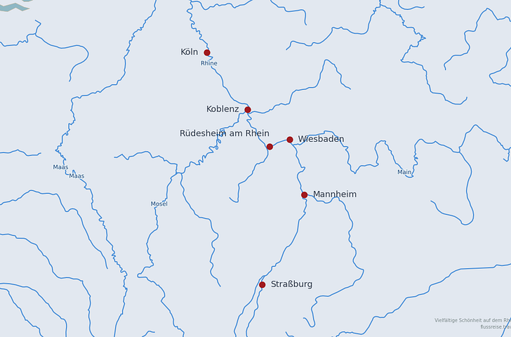 Impression zu nicko cruises Last Minute - MS Rhein Melodie - Vielfältige Schönheit auf dem Rhein