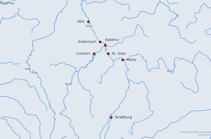 Impression zu nicko cruises - MS RHEIN SYMPHONIE - Feuerwerk am Rhein