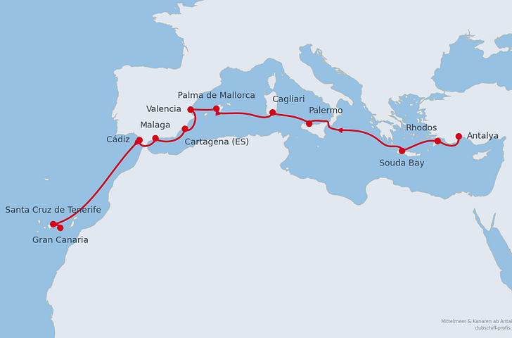 Impression zu AIDA Winter 2027/2028 - AIDAstella - Mittelmeer & Kanaren