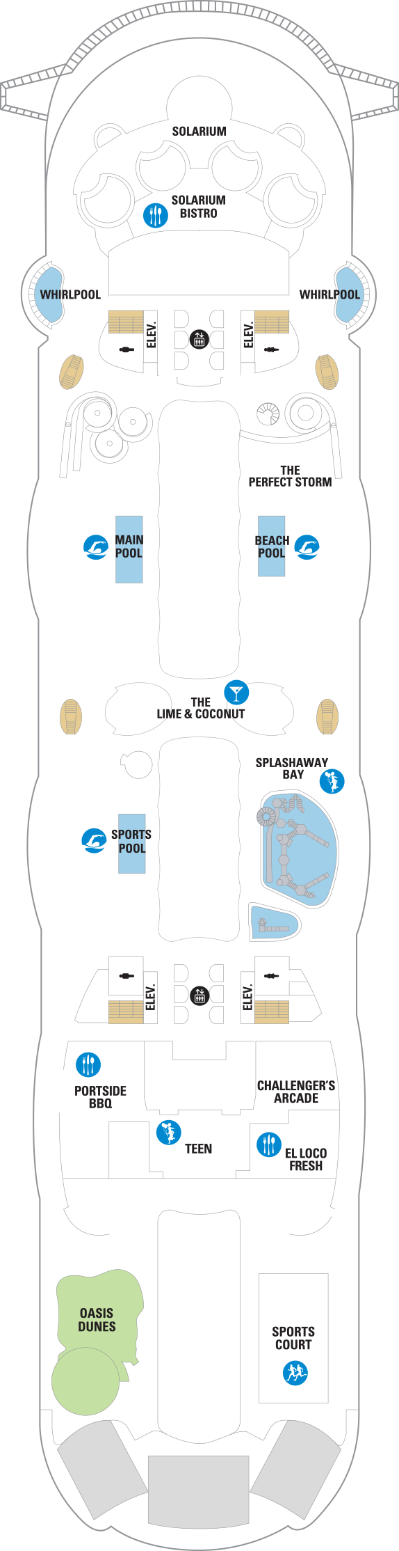 Oasis of the Seas - Royal Caribbean International - Deck 15