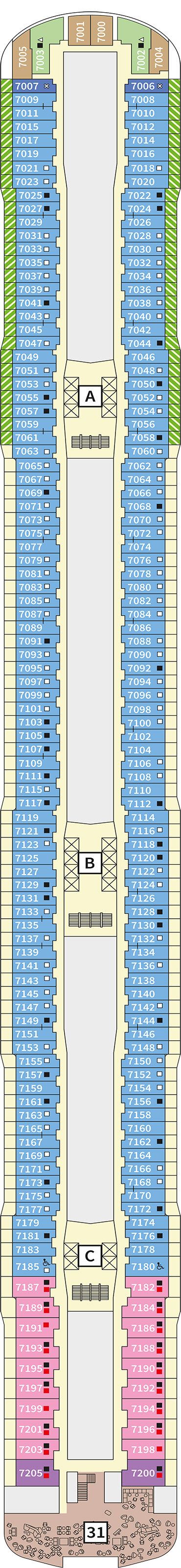 Mein Schiff Relax - TUI Cruises - Deck 7 (Deck 7)