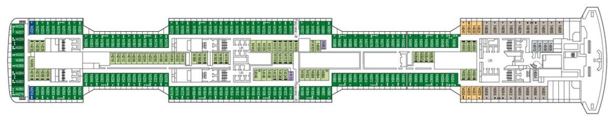 MSC Grandiosa - MSC Cruises - DECK 14 MAGRITTE