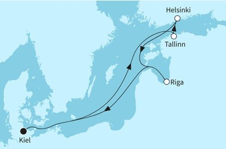 Impression zu Mein Schiff Balkon Special -  Mein Schiff Relax - Schönheiten der Ostsee
