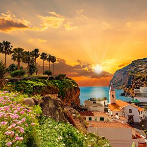 Lissabon Portugal Stadt und Straßenbahn