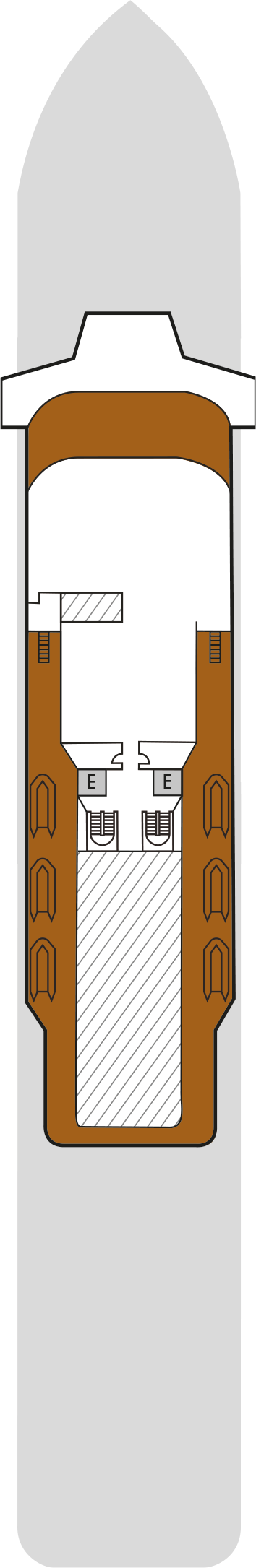 Silver Endeavour - Silversea - Deck 9 (Deck 9)