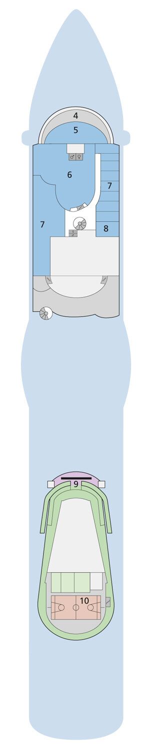 AIDAsol - AIDA Cruises - Deck 14 (Deck 14)