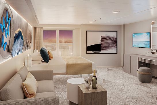 Norwegian Viva - Norwegian Cruise Line - Club Balcony Suite mit großem Balkon (M2)