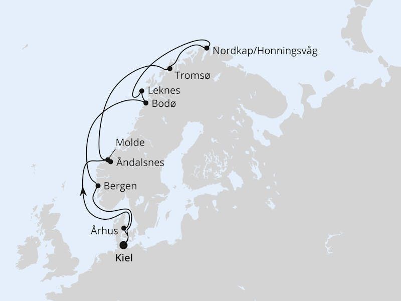 Norwegen mit Lofoten & Nordkap