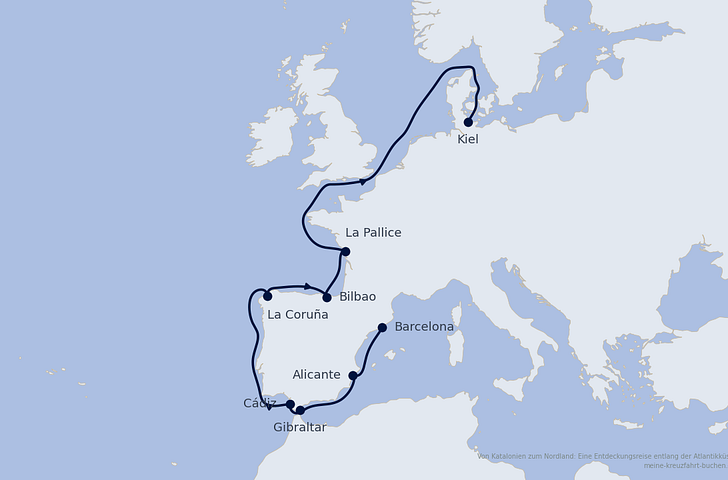 Impression zu MSC Yacht Club Sommer 2027 - MSC Euribia - Rund um Westeuropa
