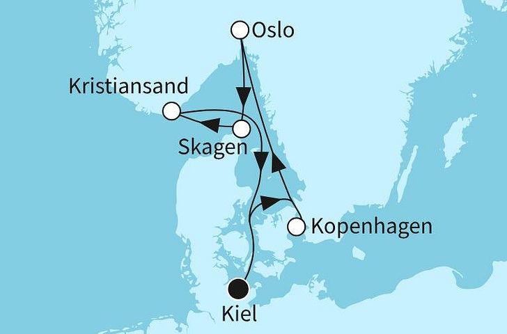 Impression zu Sommer 2027 - Mein Schiff 1 - Stippvisite ins Nordland