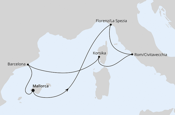 Impressionn zu AIDA Sommer Special - AIDAcosma - Mediterrane Schätze mit Korsika