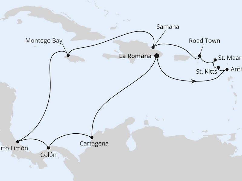 Karibik & Mittelamerika ab Dominikanische Republik