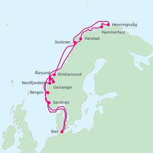 Blick auf den Geirangerfjord