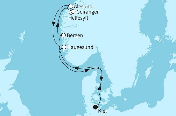 Impression zu Angebot der Woche - Mein Schiff Relax - Norwegen mit Geirangerfjord