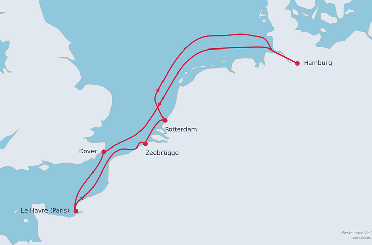 Impression zu Mein Schiff Balkon Special - Mein Schiff 2 oder Mein Schiff Relax - Westeuropas Vielfalt
