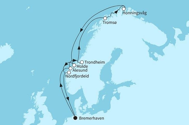 Impression zu Mein Schiff Wochenendangebot - Mein Schiff 1 - Norwegens Fjordwelten