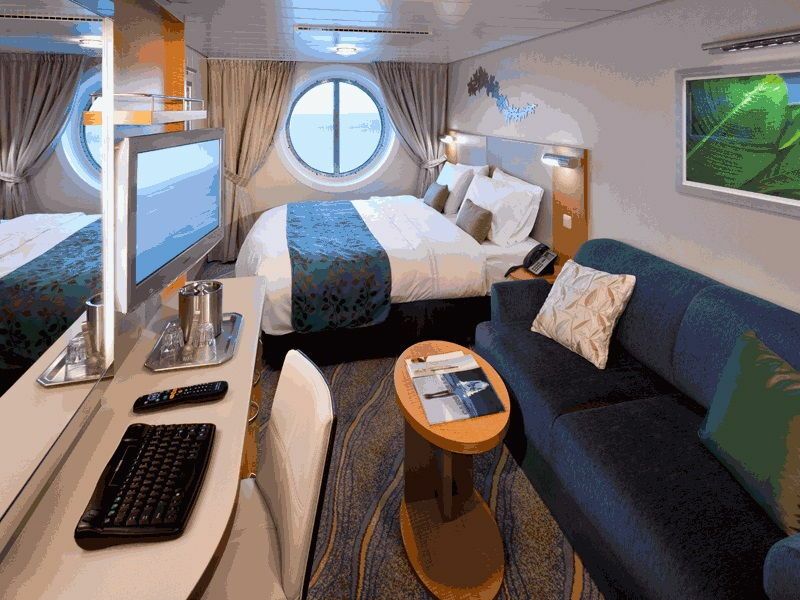 Oasis of the Seas - Royal Caribbean International - Kabine mit Blick auf das Meer (4N)