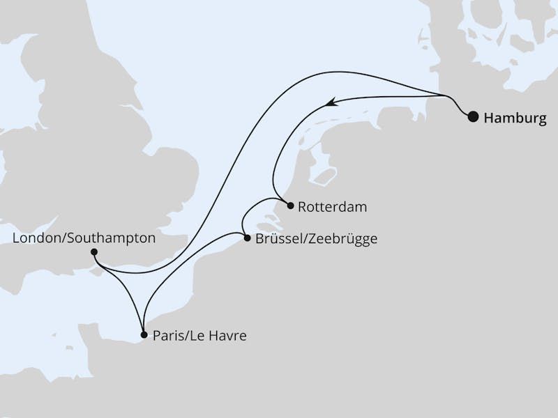 Metropolen ab Hamburg