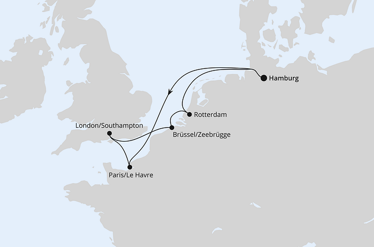Impression zu AIDA Mailights - AIDAperla - Metropolen ab Hamburg