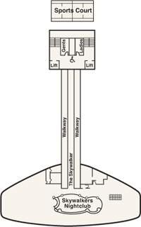 Caribbean Princess - Princess Cruises - Deck 19 (Sky)