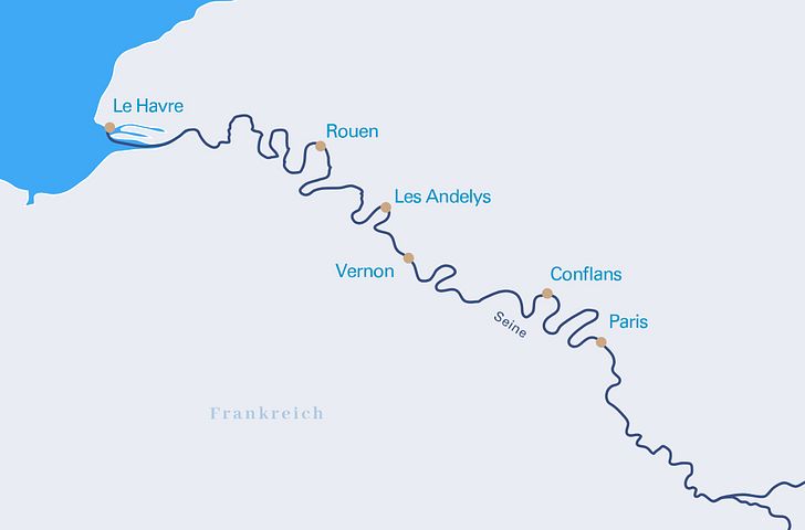 Impressionn zu VIVA Cruises - MS VIVA GLORIA - Seine Romantik