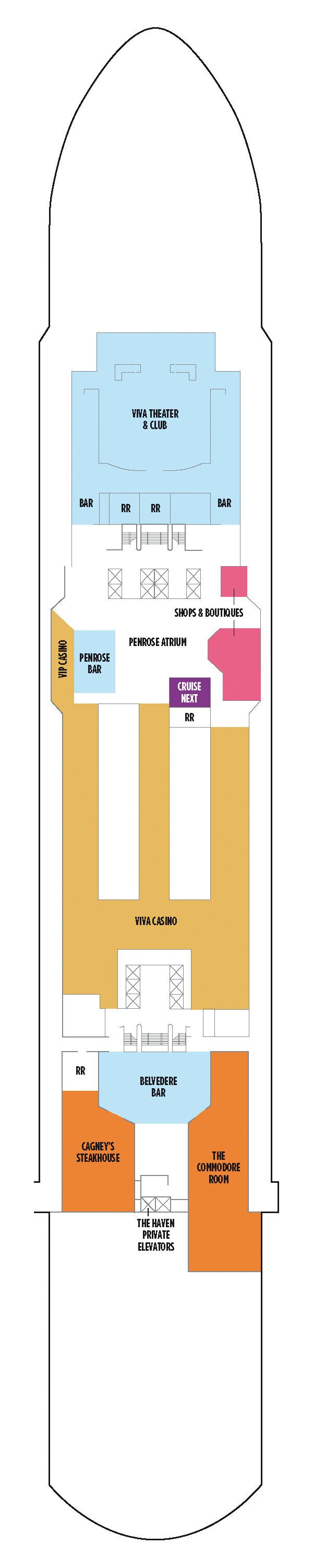 Norwegian Viva - Norwegian Cruise Line - Deck 6 (Deck 6)