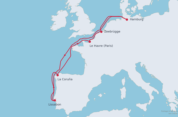Impression zu Winter 2026/27 - Mein Schiff Flow - Festtage in Westeuropa