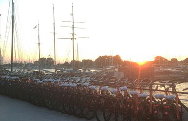 durch nordholland und friesland per rad und schiff