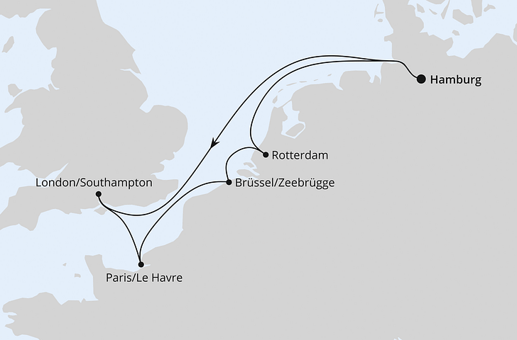 Impressionn zu AIDA Einzelkabinen Special  - AIDAperla - Metropolen ab Hamburg