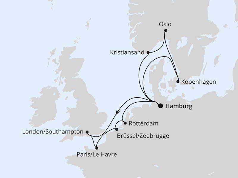  Metropolen & Skandinavien ab Hamburg
