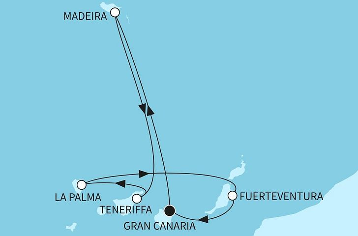 Impression zu Mein Schiff Einzelkabinen Special - Mein Schiff 7 - Kanaren mit Madeira