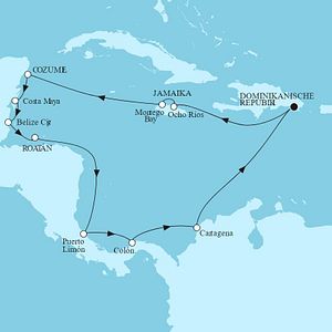 Mein Schiff 1 vor Tortola