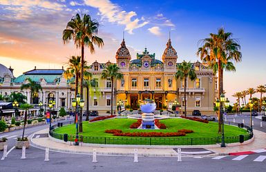 Blick auf das Casino in Monte Carlo 