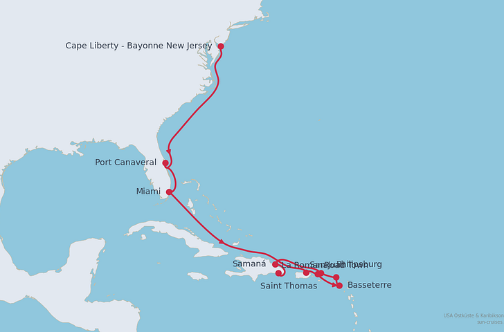 Impression zu Mein Schiff Balkon Special - Mein Schiff 1 - USA Ostküste & Karibiksonne