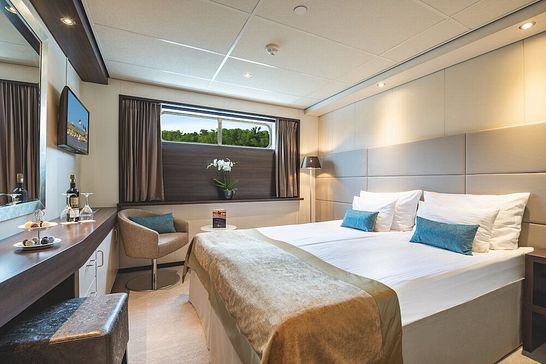 MS Amadeus Brilliant - Amadeus Flusskreuzfahrten - 2-Bett-Außenkabine,Kategorie C-1,Haydn Deck (C-1)
