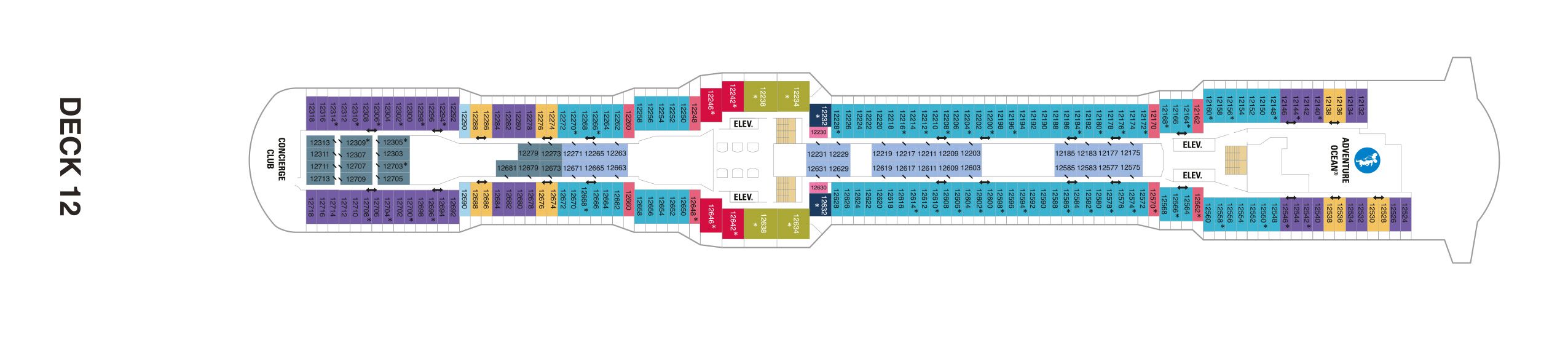 Anthem of the Seas Deck 12