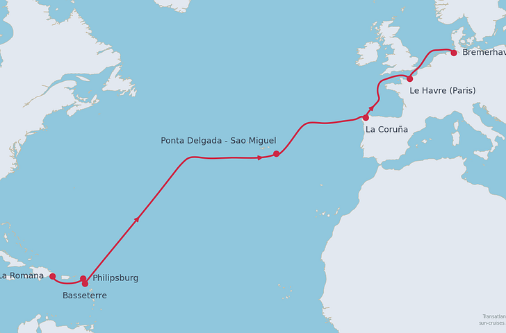 Impression zu Winter 2027/28 - Mein Schiff 1 - Transatlantik